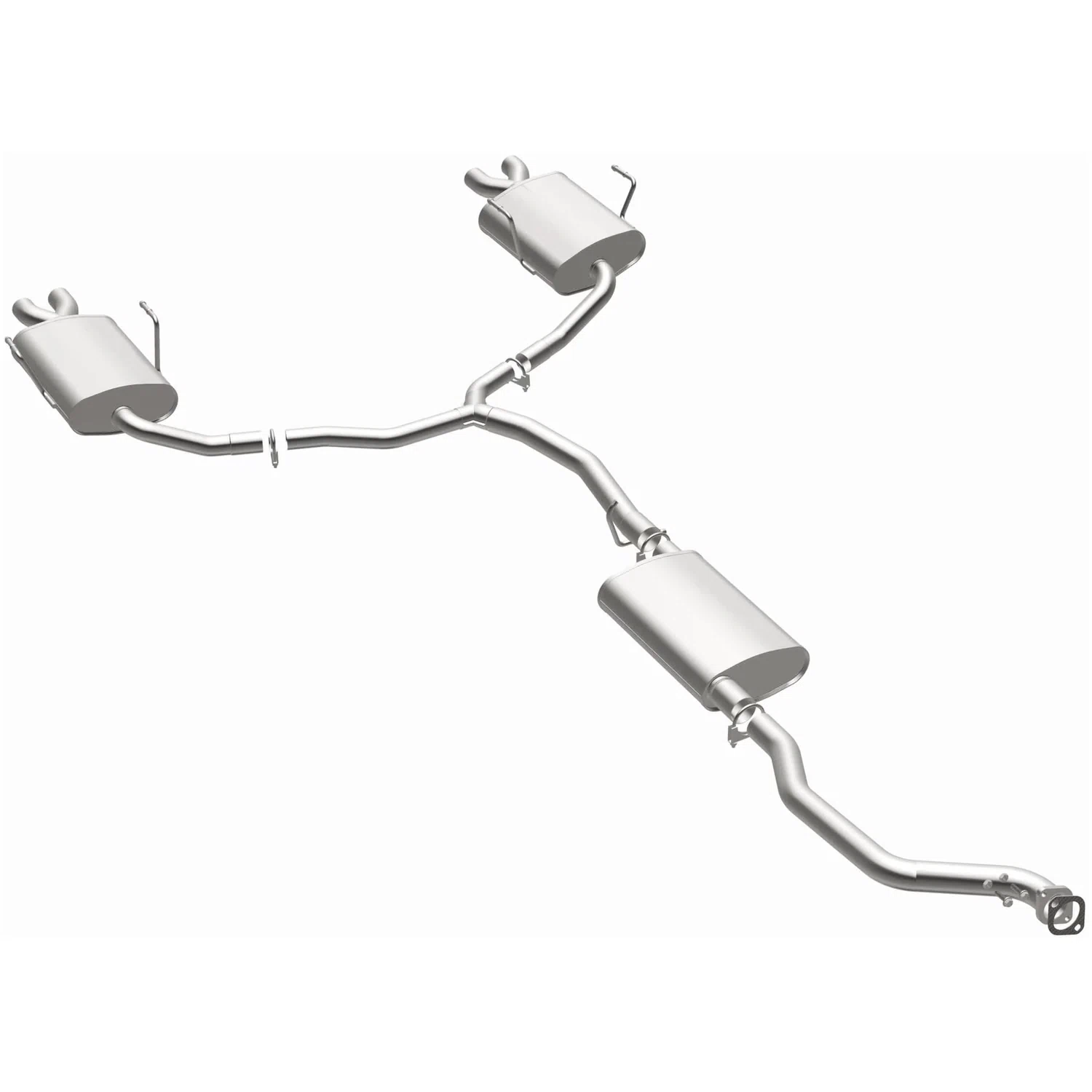 Fits 2009-2012 GMC Acadia 3.6L Direct-Fit Replacement Exhaust System